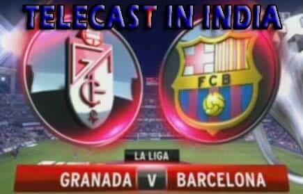 Granada vs Barcelona telecast in India
