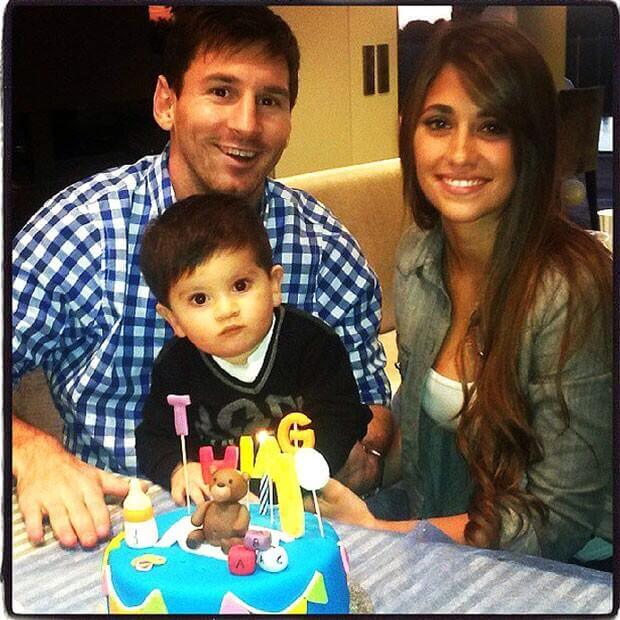 Lionel Messi with Antonella Roccuzzo