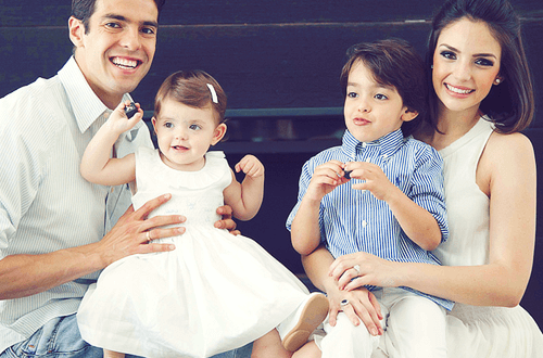 Luca Celico Leite and Isabella, Kids of Kaka