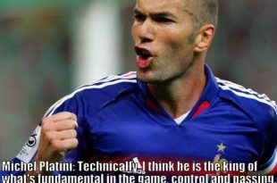 Quotes on Zinedine Zidane