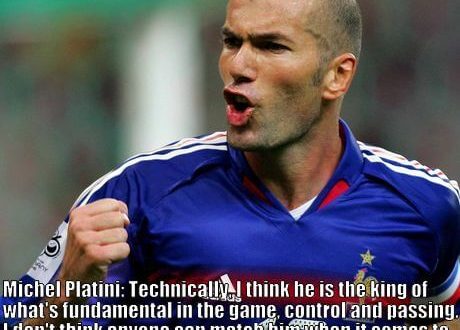 Quotes on Zinedine Zidane