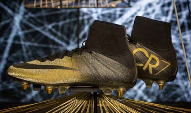 mercurial cr7 rare gold