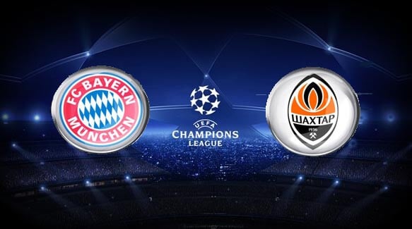 Bayern Munich vs Shakhtar Donetsk Time telecast channels