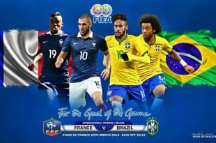 France VS Brazil Friendly match schedule