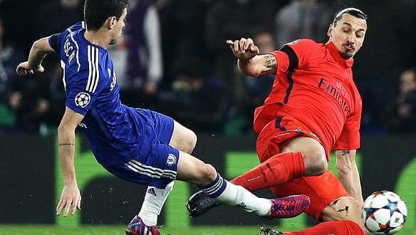 Zlatan Ibrahimovic red card vs Chelsea