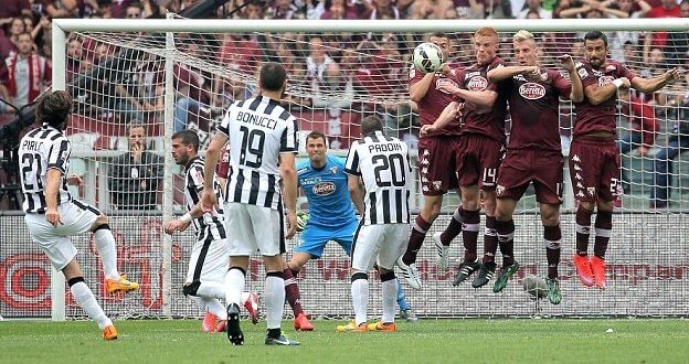 Andrea Pirlo Free Kick goal vs Torino video