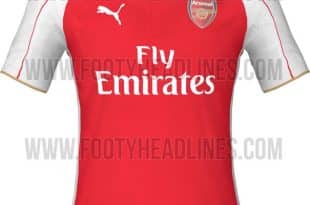 Arsenal 205-16 Home jersey