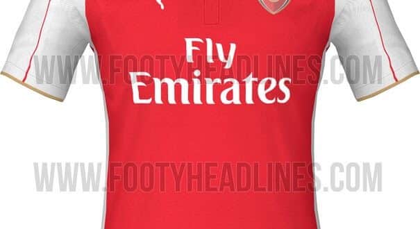 Arsenal 205-16 Home jersey
