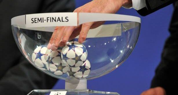 Champions League 14-15 semi final draw date, time