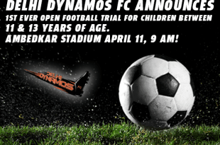 Delhi Dynamos open football trails