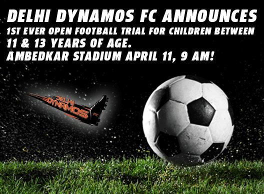 Delhi Dynamos open football trails