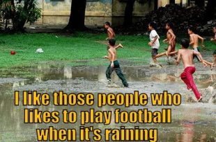 Football quotes on Rain