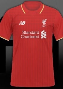Liverpool 2015-16 home jersey