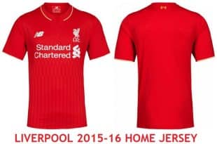 Liverpool 2015-16 home jersey