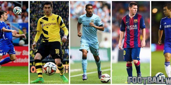 Top 10 footballers 2015 in each position