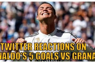 Twitter reactions to Cristiano Ronaldo's 5 goals vs Granada