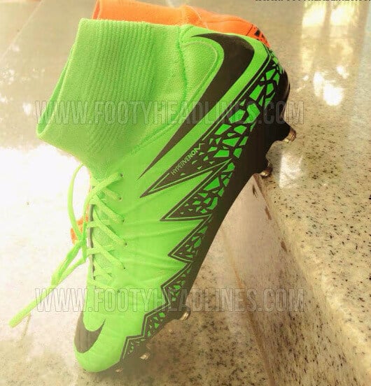 Nike Hypervenom 2 Phantom green black football boots (2)