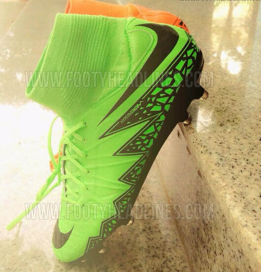 nike hypervenom 2 green black