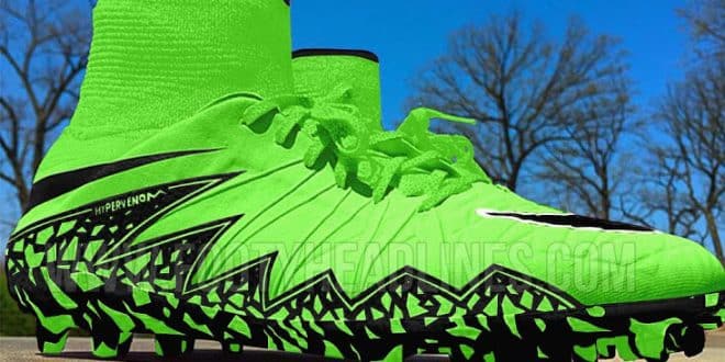 Nike Hypervenom 2 Phantom green black football boots