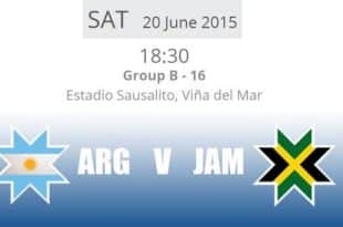 Argentina vs Jamaica Live streaming Copa America