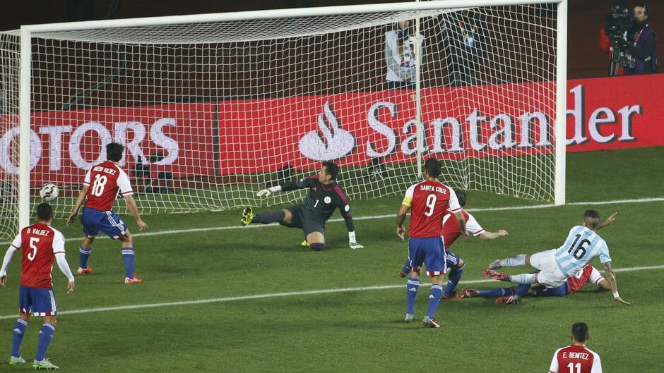 Argentina Vs Paraguay Semi Final Match Photos