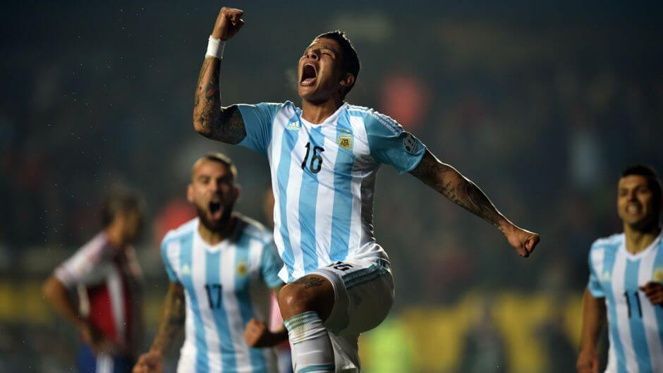 Argentina Vs Paraguay Semi Final Match Photos