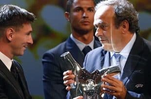 Lionel Messi Wins UEFA Best Player Of Europe