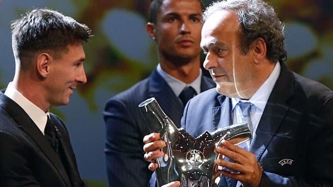 Lionel Messi Wins UEFA Best Player Of Europe