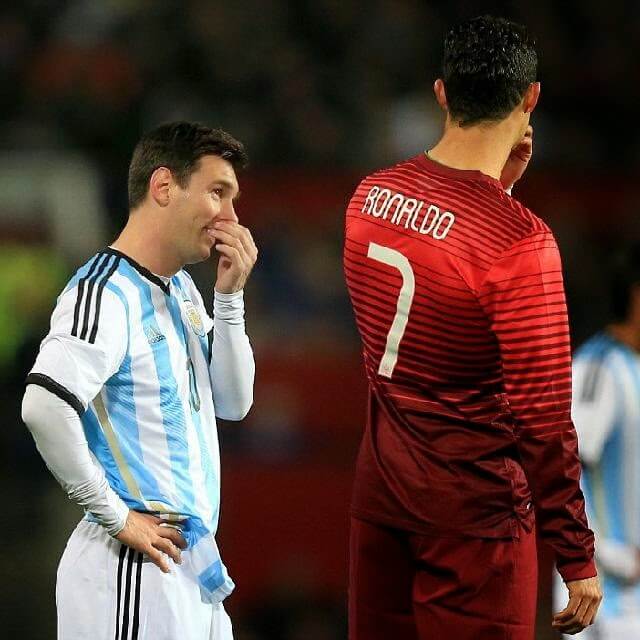 William on Ronaldo Messi