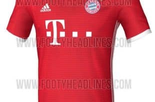 Bayern Munich 2016-17 leaked home jersey
