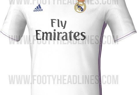 Real Madrid 2016-17 home jersey leaked