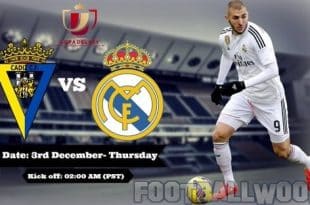 Real Madrid Vs Cadiz IST time
