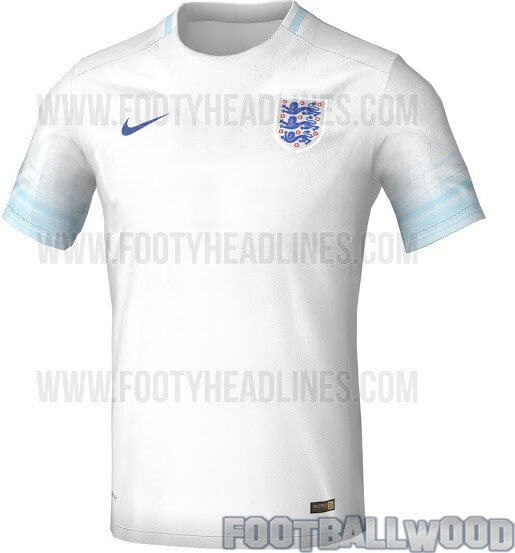 England Euro 2016 Home Kit Leaked