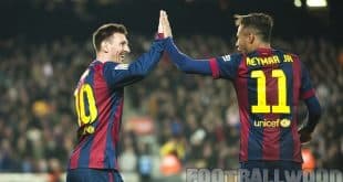 Lionel Messi and Neymar