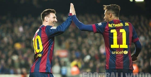 Lionel Messi and Neymar