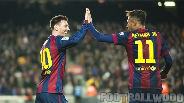 Lionel Messi and Neymar