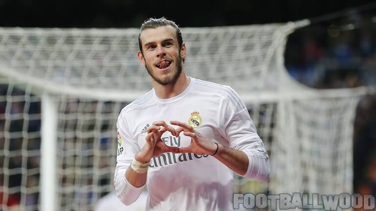 Gareth Bale goal in Real Madrid training
