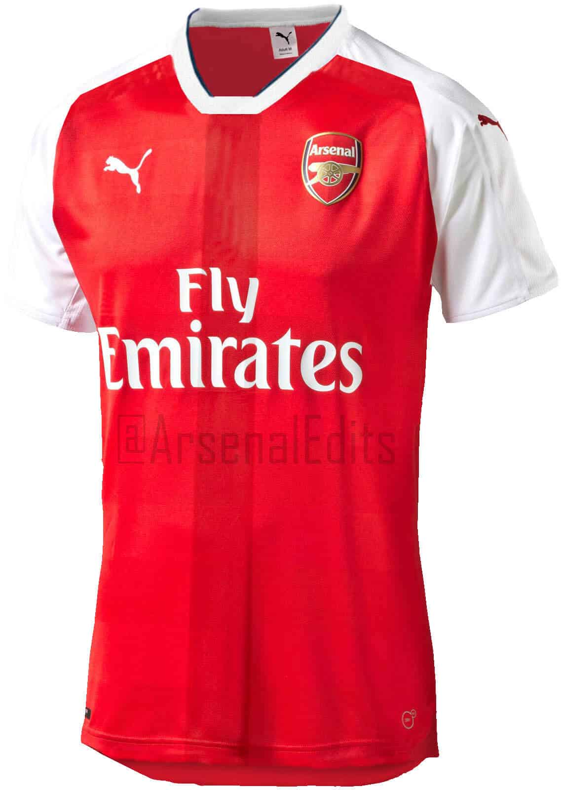 Arsenal New Puma Kit 2014/15 season Home, Away & Third Uniform Leaked