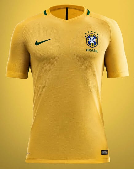 Brazil Copa America 2016 Home Jersey