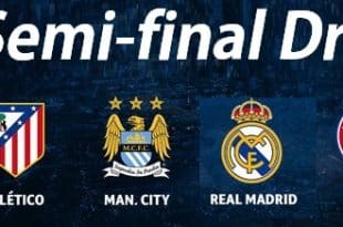 Champions League Semi-final Teams 2016