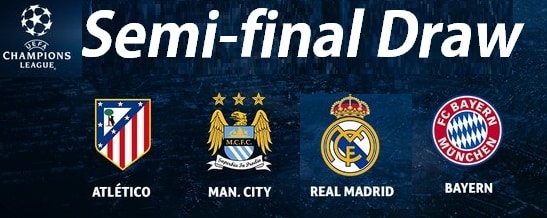 Champions League Semi-final Teams 2016