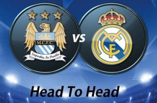 Real Madrid vs Manchester City Head To Head