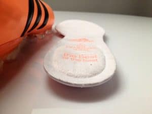 Picture 1.6. The soft cushioning in the shoe.