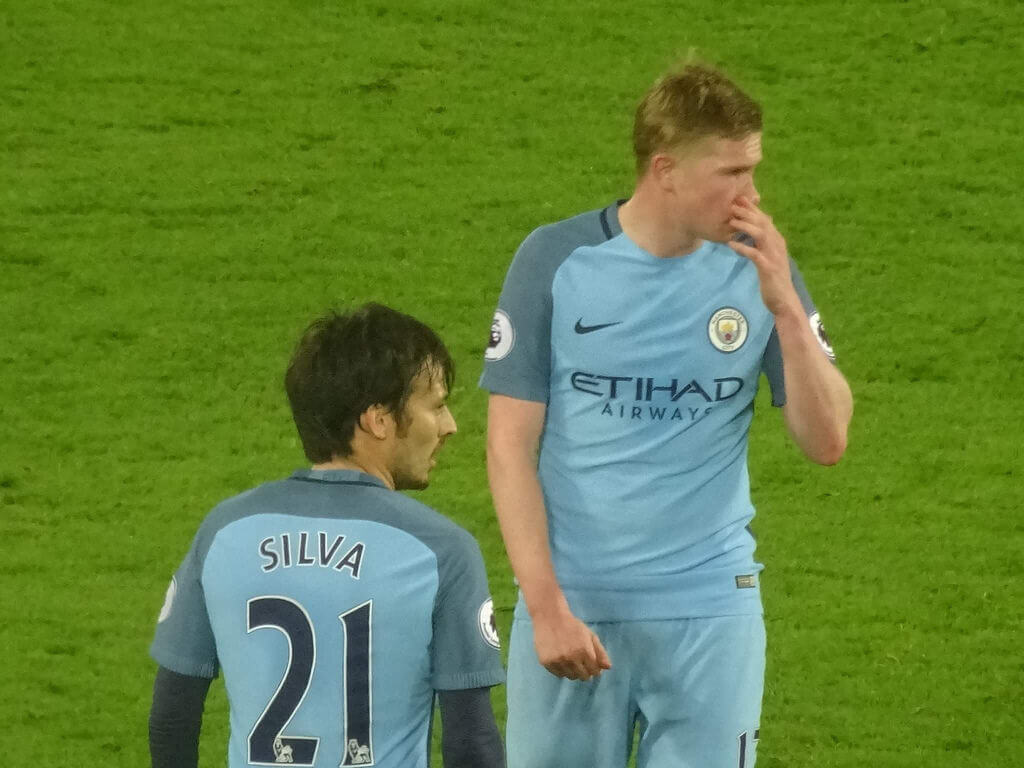 David silva +Kevin de bruayne by ryanninnes14 Manchester City David Silva 2017 photo