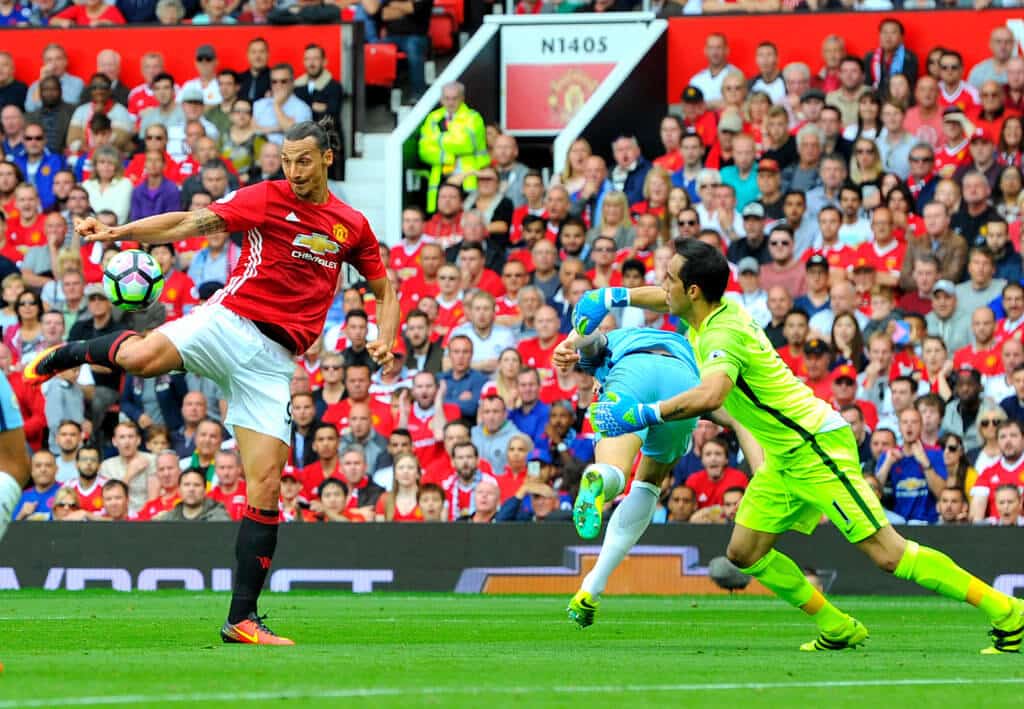 Manchester United by the press photographer zlatan manchester 2016 photo