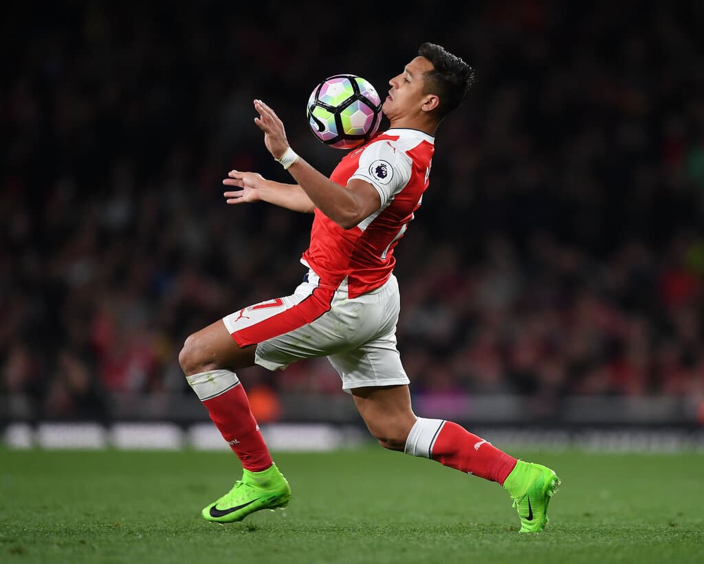 Arsenal v West Ham United - Premier League by Stuart MacFarlane Alexis Sanchez 2017 photo