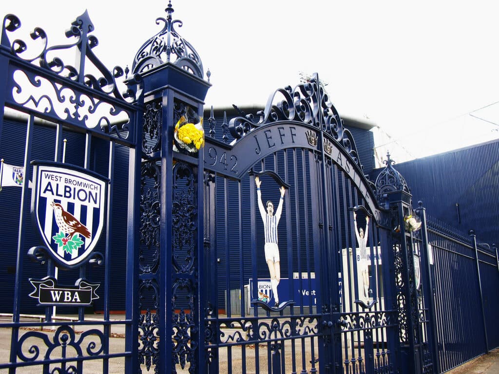 Jeff Astle Memorial Gates, The Hawthorns, West Bromwich Albion Football Club by Wagsy Wheeler The Hawthorns west brom photo