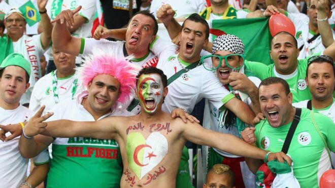 “algerian fans generate disturbance in france”