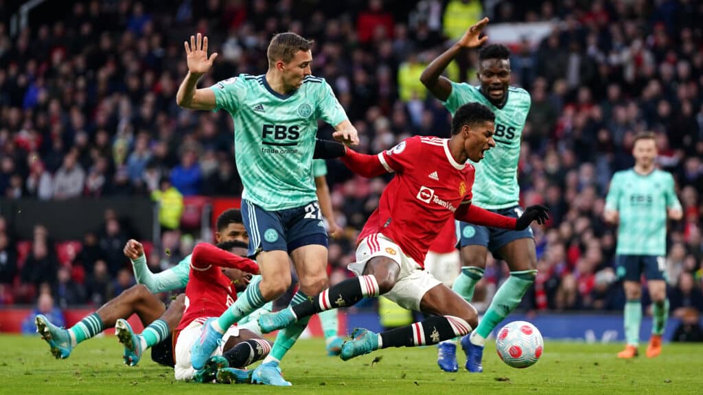 manchester united v leicester city premier league old trafford