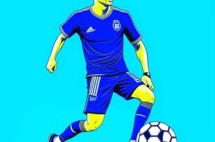 Frank Lampard Biography: Lampard in Chelsea blue jersey dribbling a soccer ball under stadium lights